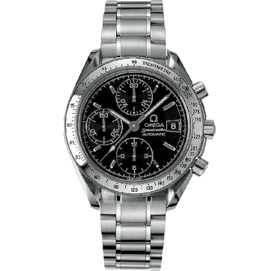 Omega Speedmaster Mens Watch Ref. 3513.50.00 Black Dial Steel Bracelet (1 of 6)