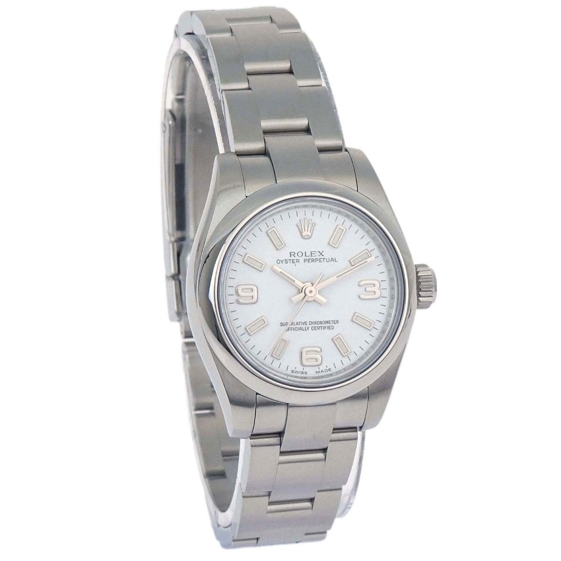 Rolex Oyster Perpetual Ref 176200 26mm Automatic Women's Wristwatch: Rolex Oyster Perpetual Ref 176200 26mm Automatic Women's Wristwatch Rolex Oyster Perpetual reference 176200 is a classic women's self-winding wristwatch with an analog display and a white dial. Its ti