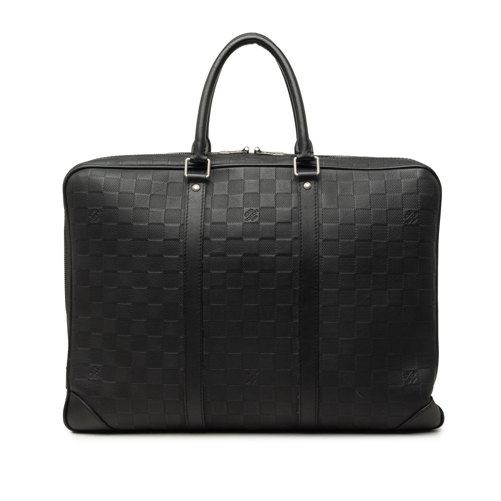 Louis Vuitton Damier Infini leather briefcase Porte-Documents Voyage black (1 of 9)