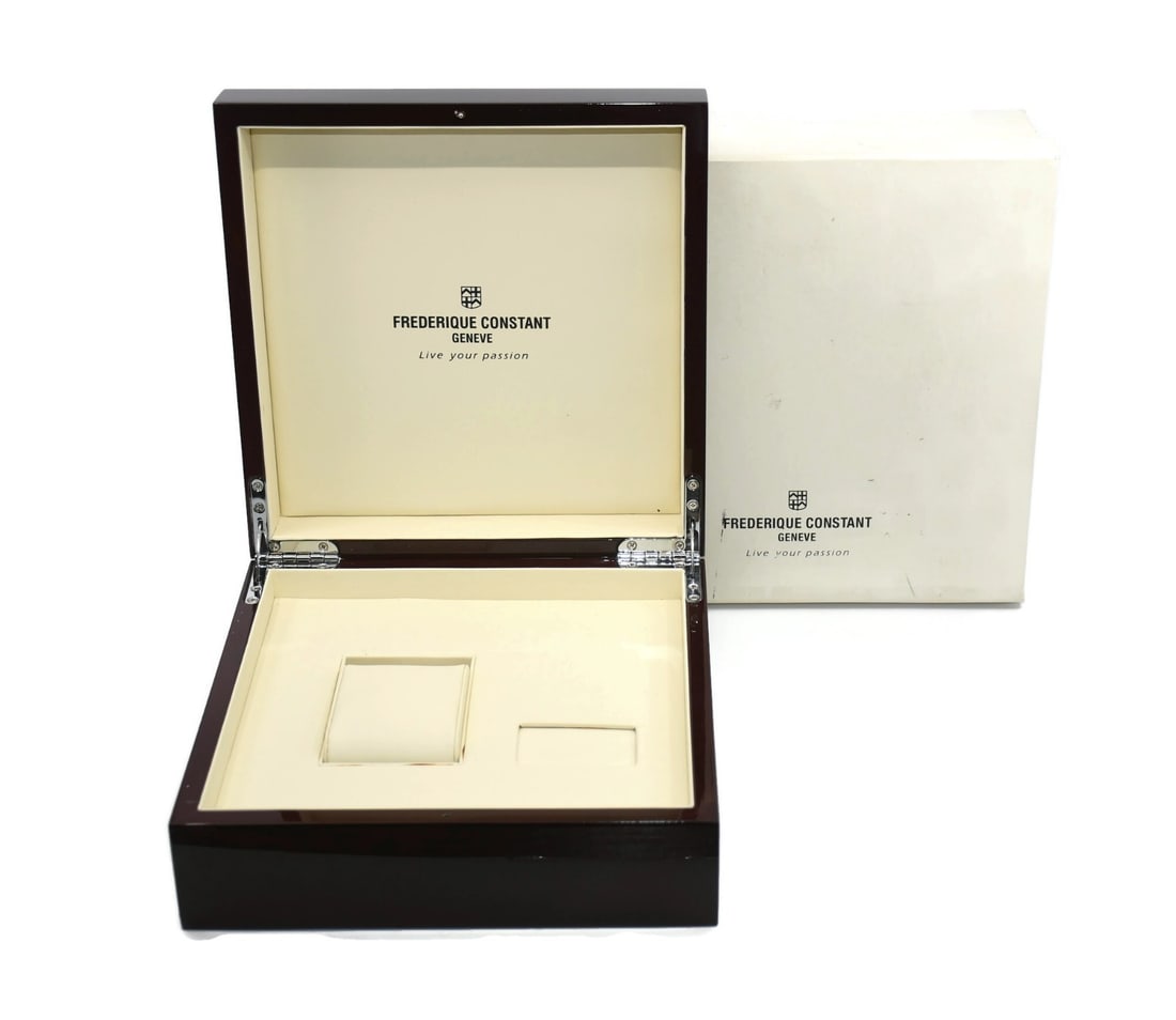 Frederique Constant Single Presentation Watch Box 9x9x4 Inches (1 of 2)