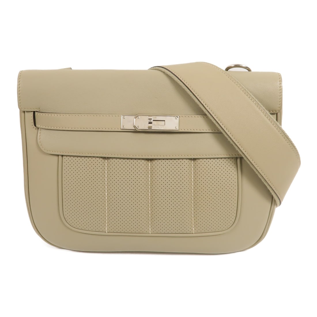 Hermes Berline 28 Swift Leather Shoulder Bag Sauge PHW (1 of 18)