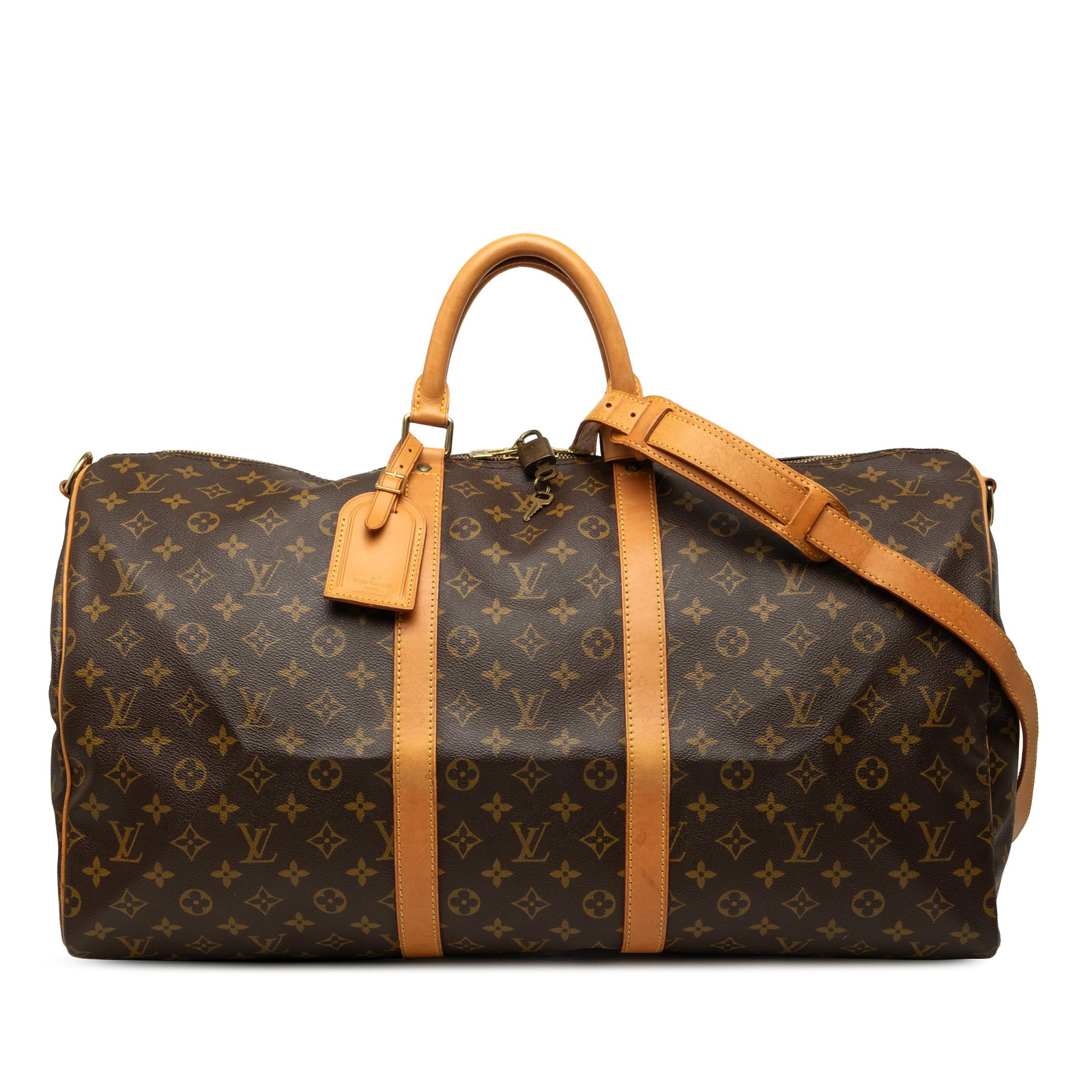Louis Vuitton Keepall Bandouliere 55 Monogram Travel Bag (1 of 10)