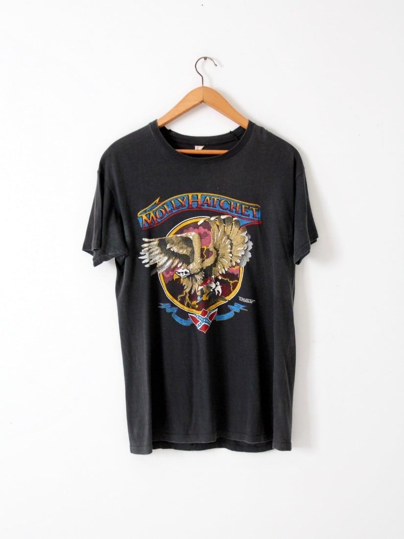 Vintage Molly Hatchet 1981 Tour T-Shirt with Eagle Graphics (1 of 6)