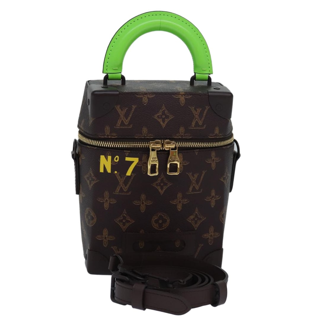 Louis Vuitton M59664 Monogram Canvas Shoulder Bag with Strap: Louis Vuitton M59664 Monogram Canvas Shoulder Bag with Strap Louis Vuitton Monogram Vertical Box shoulder bag crafted in Monogram canvas. This women's bag includes a dust bag and shoulder strap. Condi