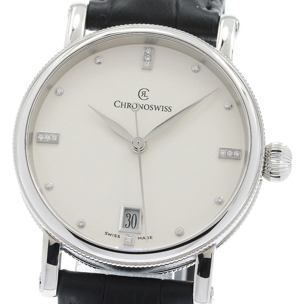 Chronoswiss Sirius Medium CH8923 Mens Automatic Date Wristwatch: Chronoswiss Sirius Medium CH8923 Mens Automatic Date Wristwatch Chronoswiss Sirius Medium men's wristwatch with automatic movement and date display. This watch features a stainless steel case, beige d