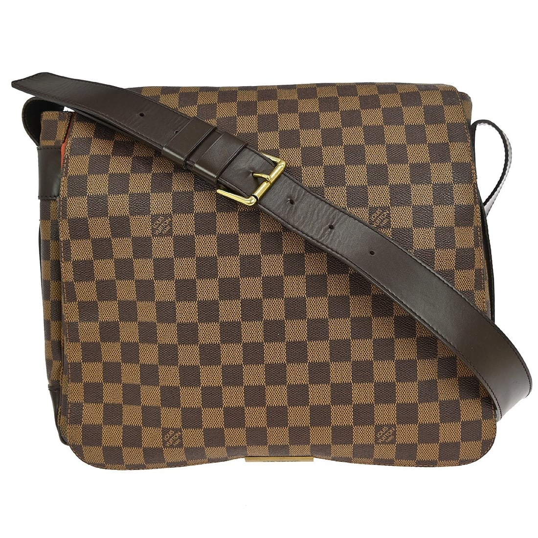 Louis Vuitton Bastille shoulder bag in brown Damier canvas: Louis Vuitton Bastille shoulder bag in brown Damier canvas This pre-owned Louis Vuitton Bastille Bag features the classic Damier canvas in brown. Designed for women, it offers a stylish shoulder bag o