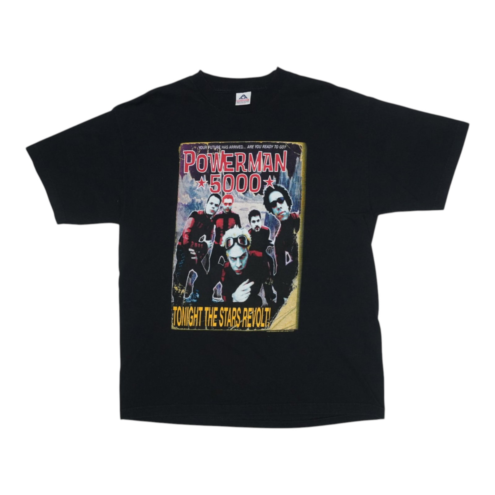 Vintage 1999 Powerman 5000 Band Shirt XL Black Cotton (1 of 5)