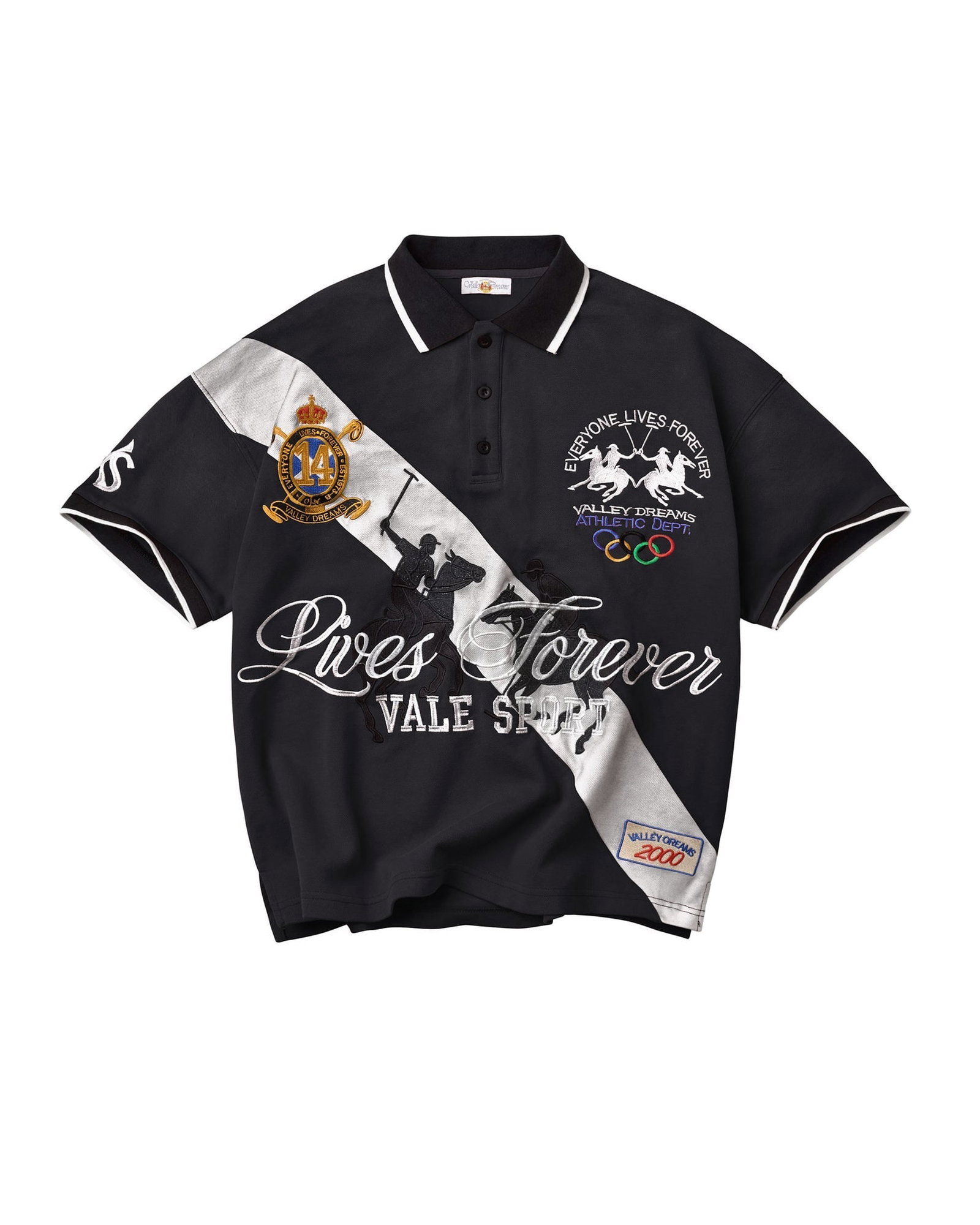 Vale Panda Polo Shirt Large (1 of 1)