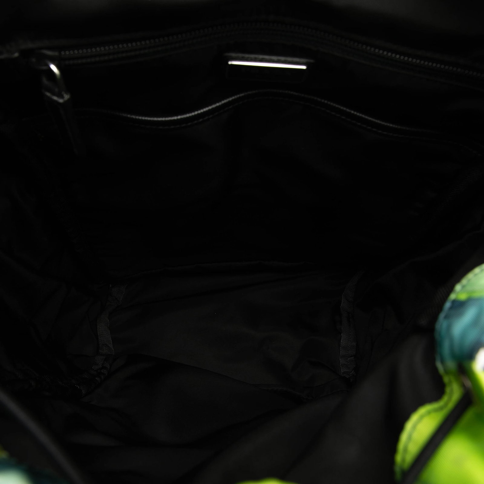 Prada Tessuto Patch Nylon Backpack Green - 4