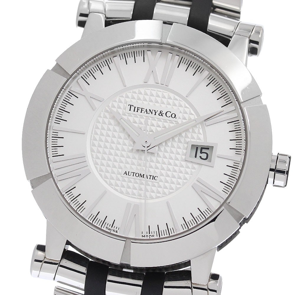 Tiffany Co Atlas Gent Automatic Date Mens Wristwatch Z1000.70.12A2100A (1 of 6)