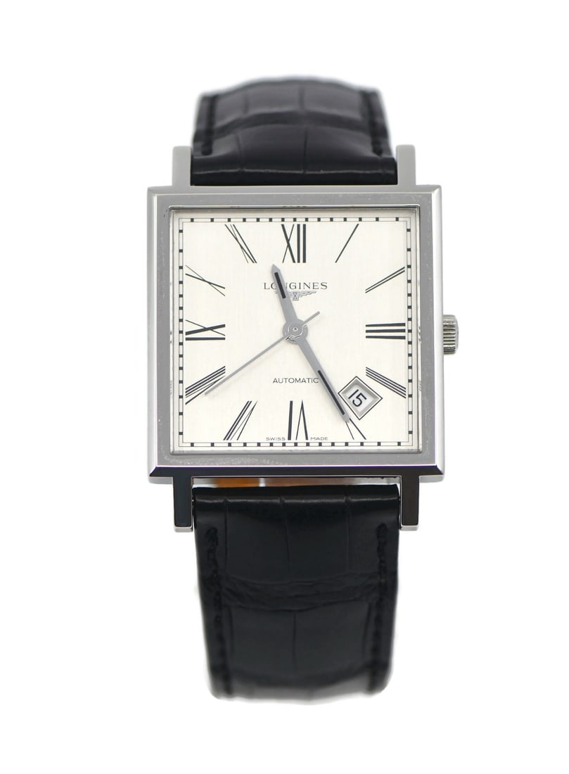 Longines L2.792.4.71.2 Heritage men's automatic stainless steel wristwatch (1 of 5)