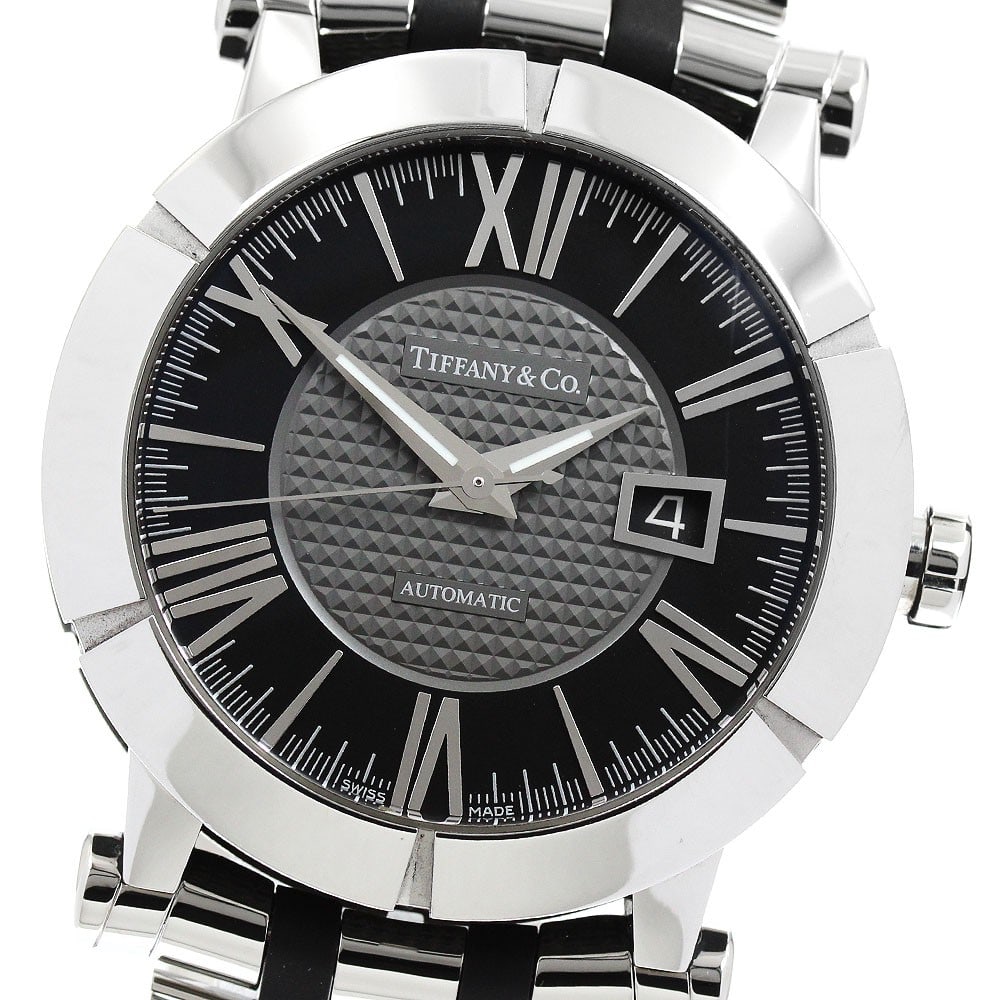 TIFFANY&Co. Atlas Gent Automatic Date Mens Wristwatch Ref Z1000.70.12A10A00A (1 of 6)