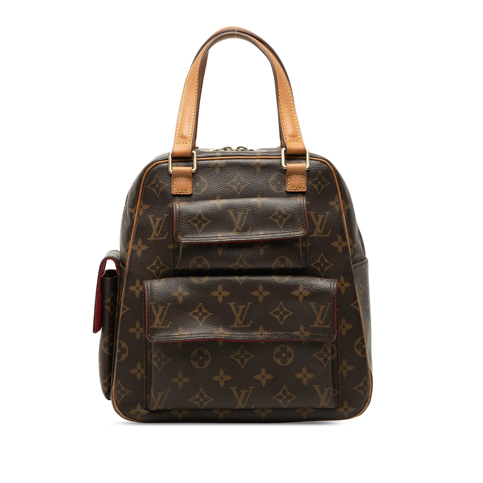 Louis Vuitton Excentri Cite Monogram Canvas Shoulder Bag: Louis Vuitton Excentri Cite Monogram Canvas Shoulder Bag A Louis Vuitton Monogram Excentri Cite shoulder bag crafted with a monogram canvas body and vachetta leather trim. It features flat vachetta le