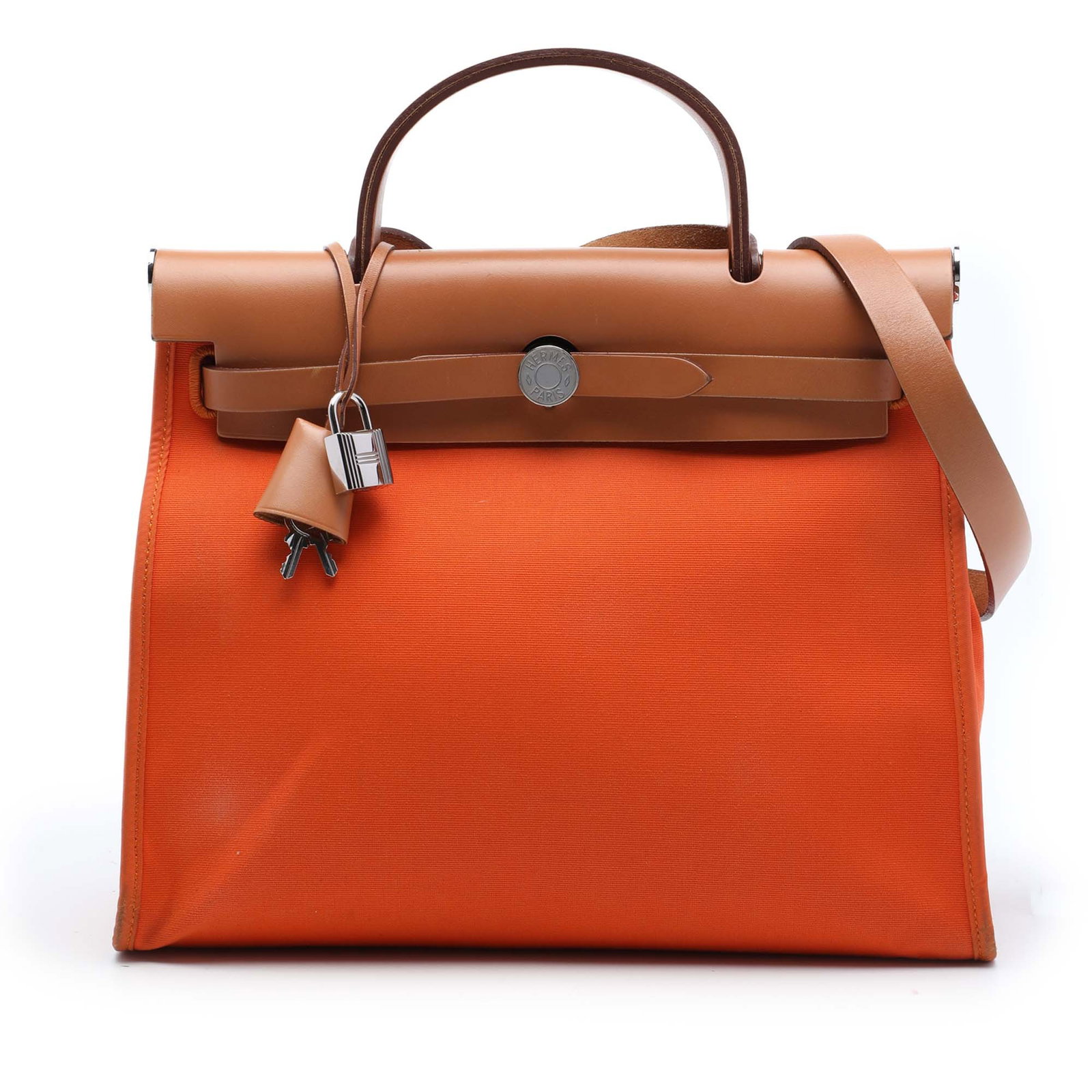 Hermes Herbag Zip 31 Toile Shoulder Bag with Pouch (1 of 7)
