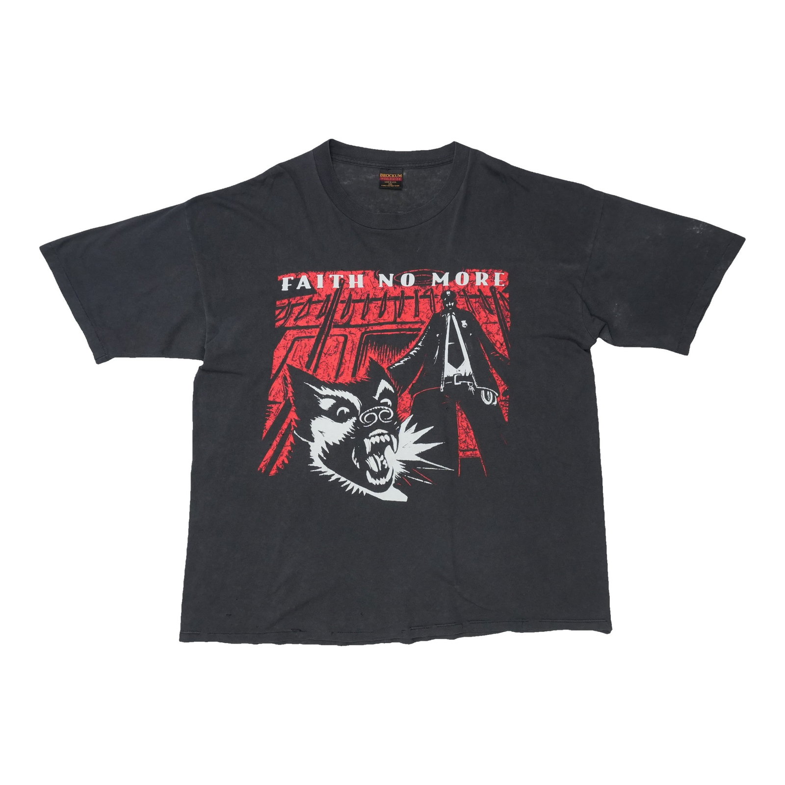 Vintage 1995 Faith No More King For A Day Black Cotton T Shirt XXL: Vintage 1995 Faith No More King For A Day Black Cotton T Shirt XXL Original vintage 1995 Faith No More King For A Day tour shirt in black cotton. This is a true vintage shirt, not a modern reproductio