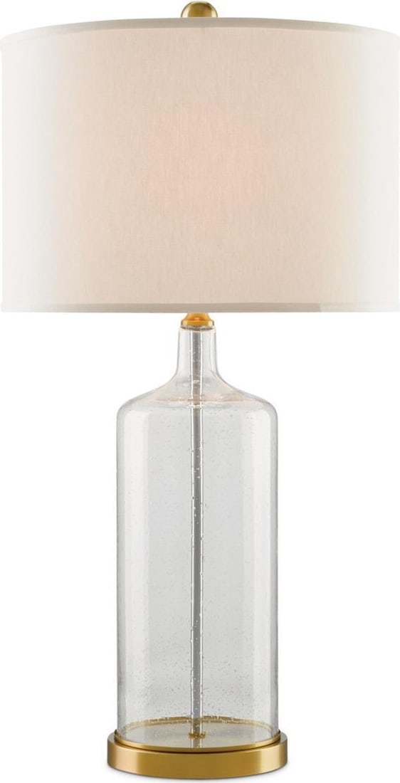 Currey Hazel Table Lamp Antique Style Brass Gold Bubbled Glass: Currey Hazel Table Lamp Antique Style Brass Gold Bubbled Glass Illuminate your space with the Elegant Hazel Table Lamp, a stunning piece that combines vintage charm with contemporary style. Standing a