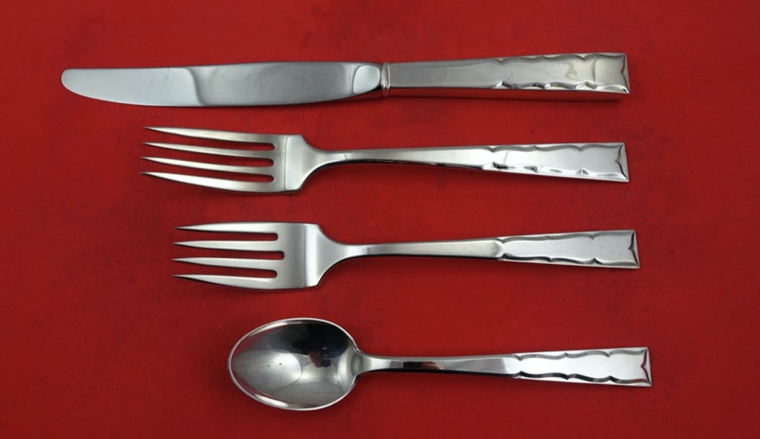 Kirk Skylark Sterling Silver 4-Piece Place Setting Set (1 of 2)