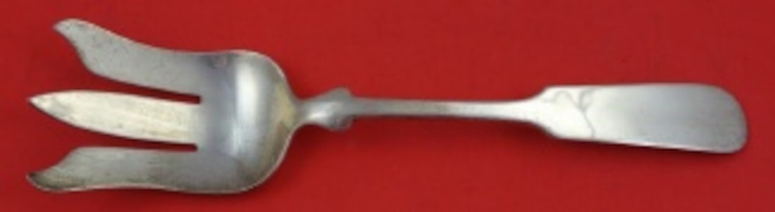 Sterling Silver Serving Fork 8 5/8 Richard Blanchard Chino (1 of 2)