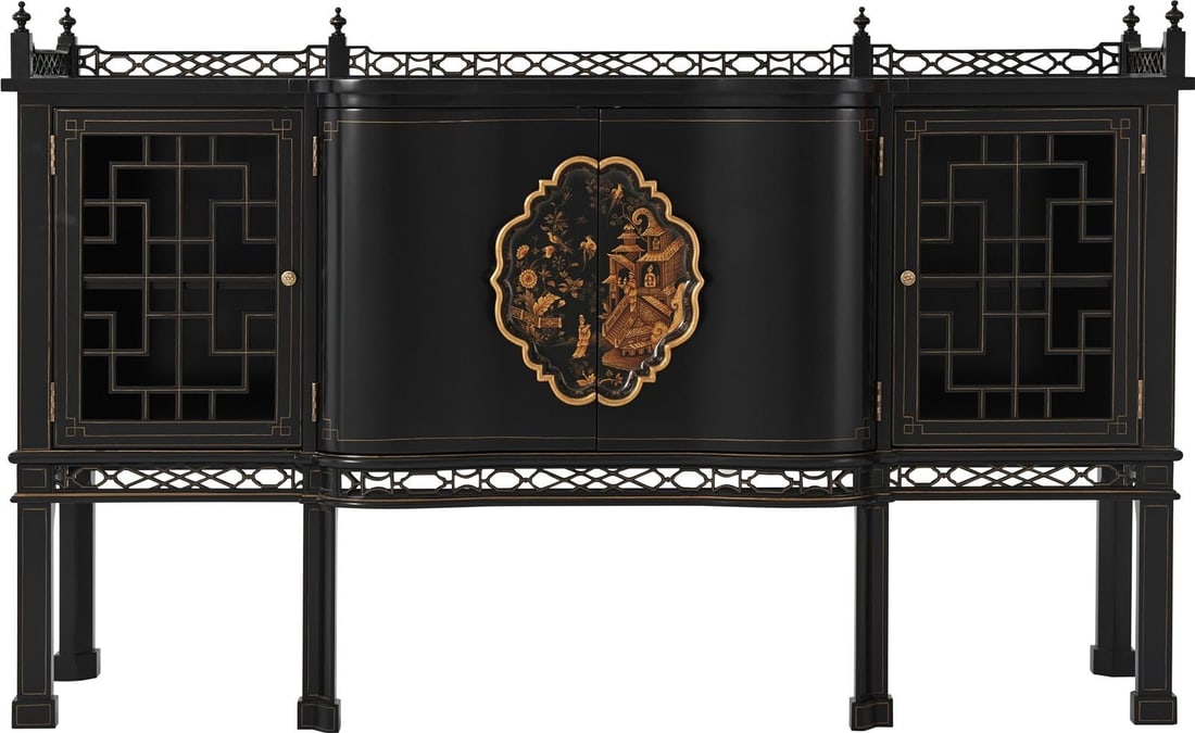 Theodore Alexander Medallion Collection Mahogany Sideboard (1 of 4)