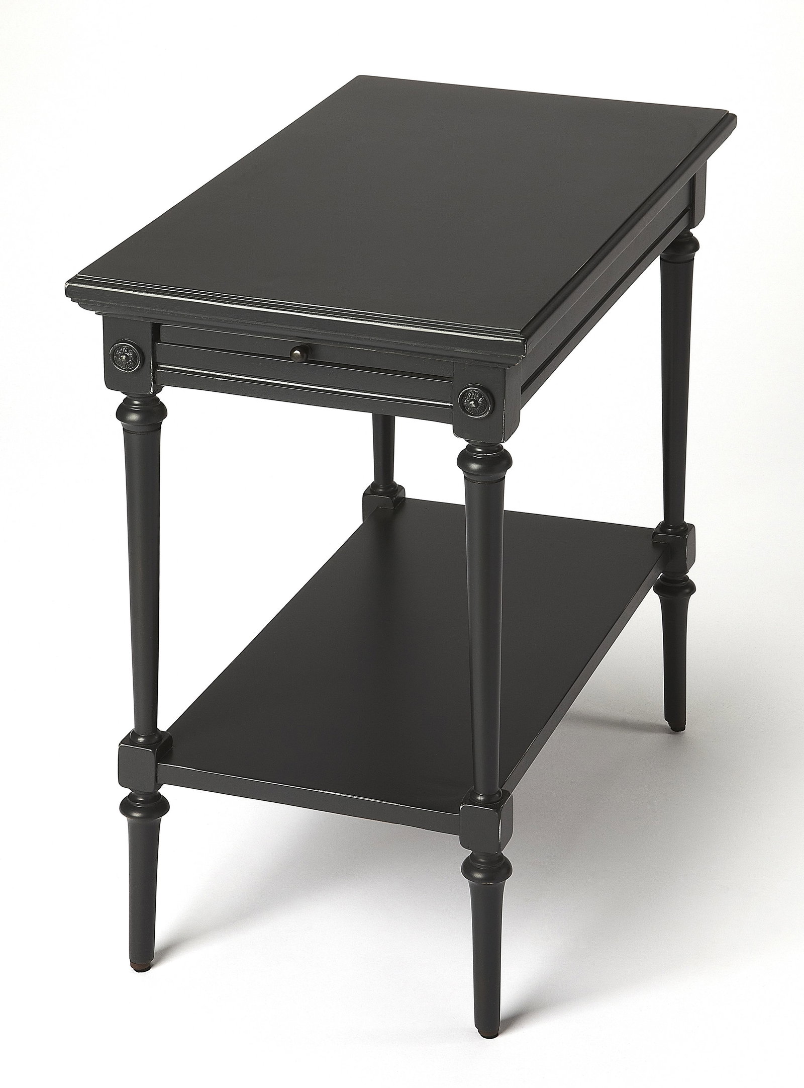 Butler Specialty Mahogany End Table with Hidden Tray (1 of 4)