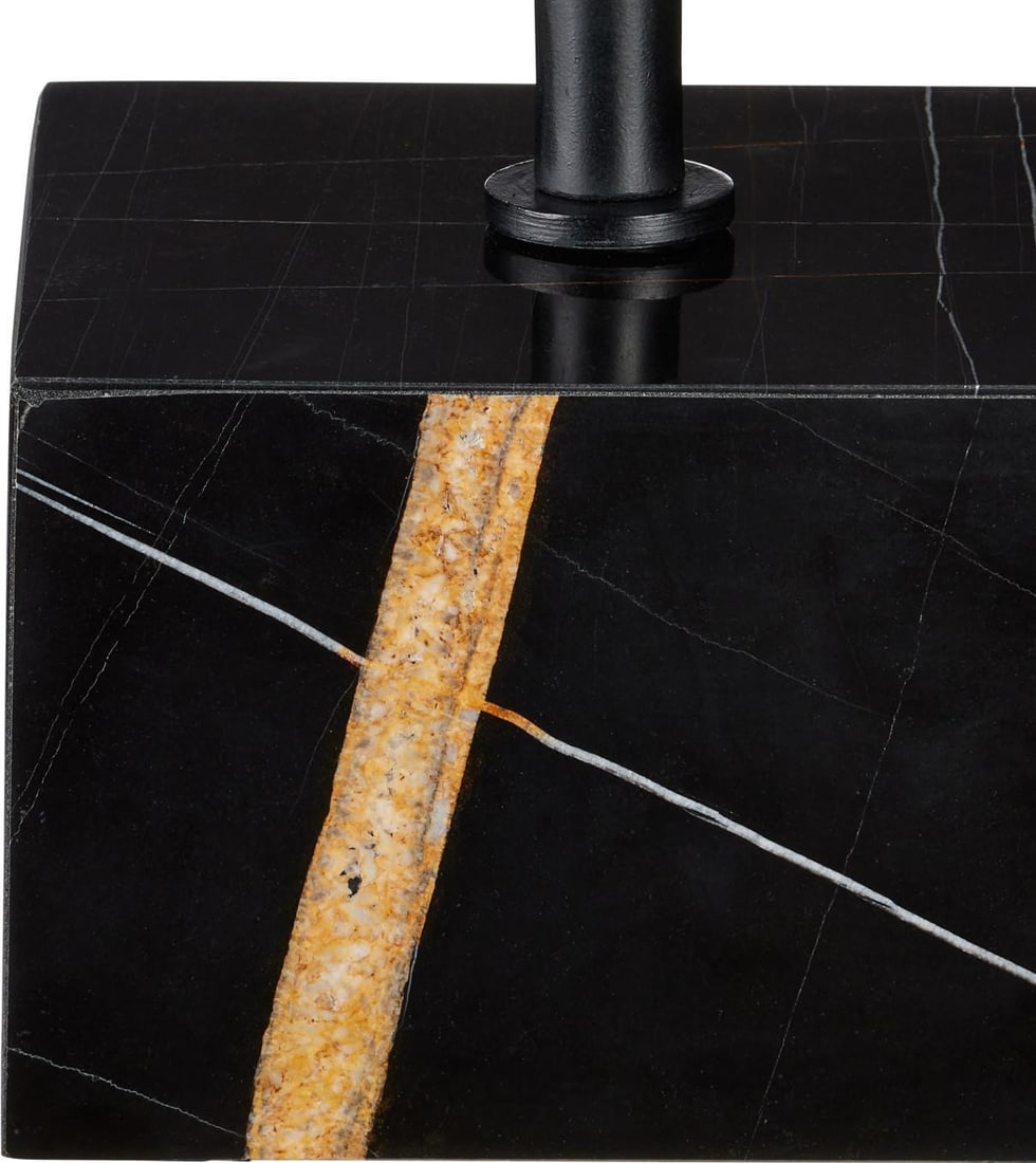 Currey Prado Marble Drinks Table Modern Brass Iron Design (1 of 4)