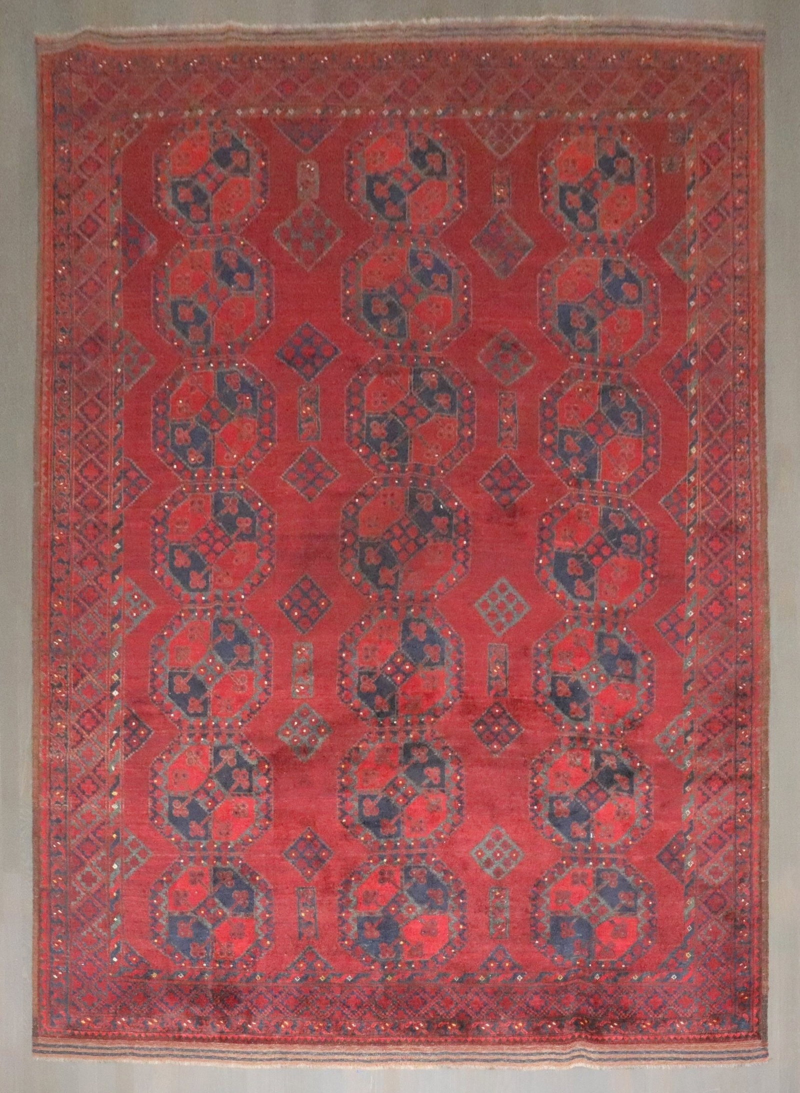 7' 4" x 10' Tribal Afghan Ersari Room Rug (1 of 7)