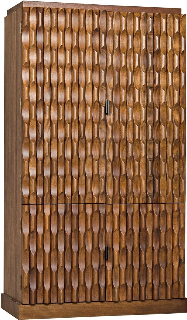 Noir Alameda Dark Walnut Hutch 44 Wide English Traditional Style (1 of 7)