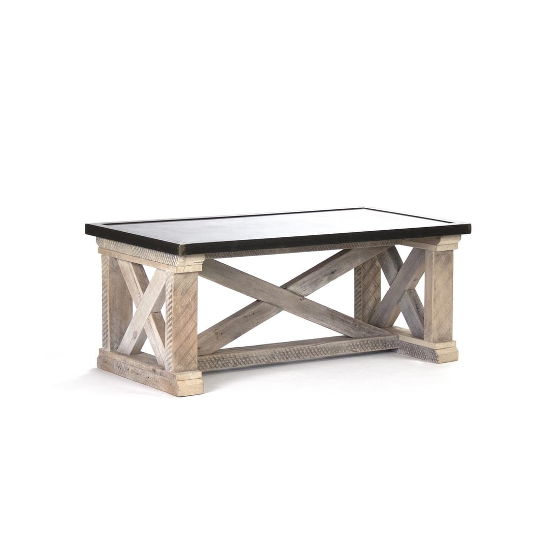 Zentique Valerie Eco-Friendly Coffee Table Reclaimed Heart Pine Rustic Style (1 of 4)