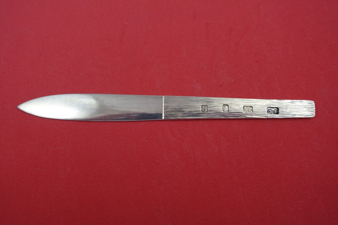 Paul Harrison English Sterling Silver Letter Opener 6 1/8 Made in London 1983 (1 of 2)