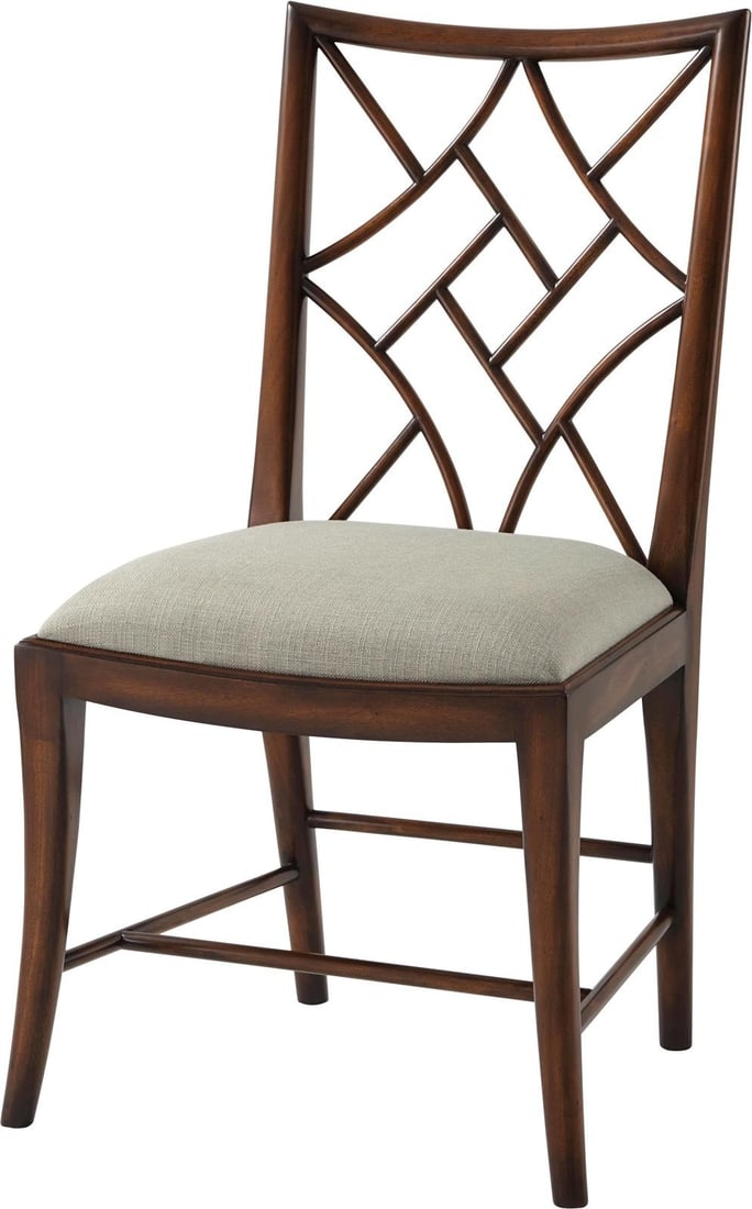 Theodore Alexander Ramsey Mahogany Dining Chair TA Originals Indochine (1 of 5)