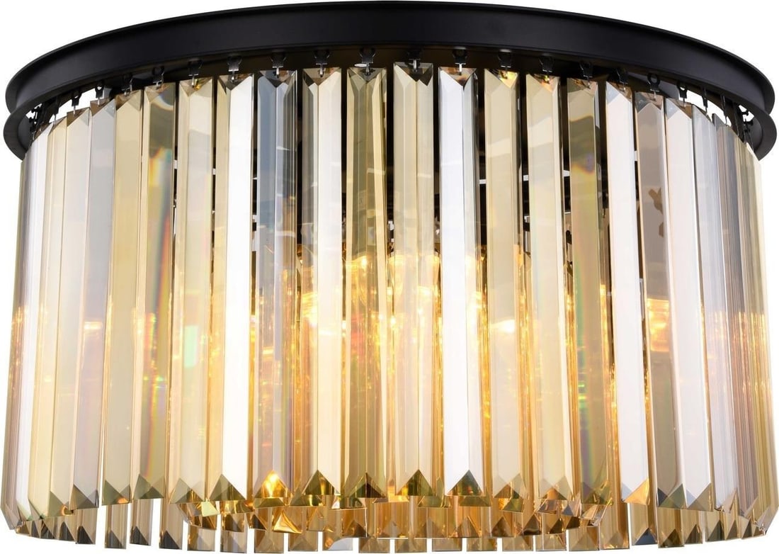 Sydney Collection Ultra Luxury Flush Mount Light with Royal-Cut Crystal (1 of 1)