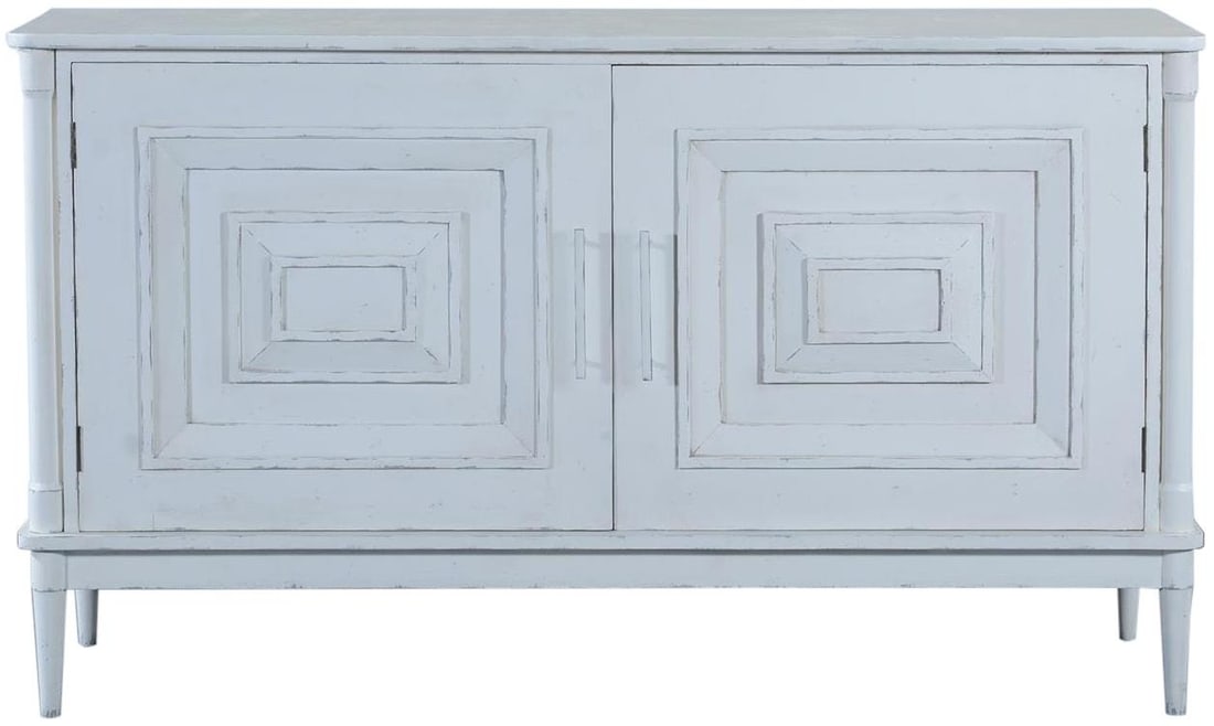 Leyland White Sideboard French Style Solid Mango (1 of 5)