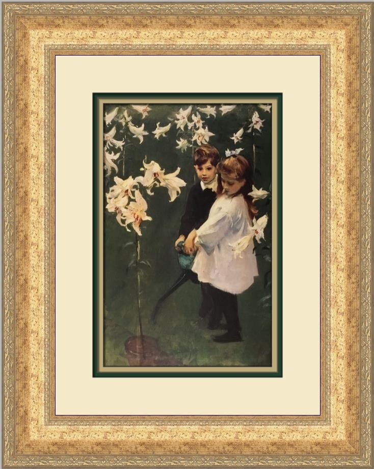 John Singer Sargent The Vickers Children Custom Framed Art Print (1 of 2)