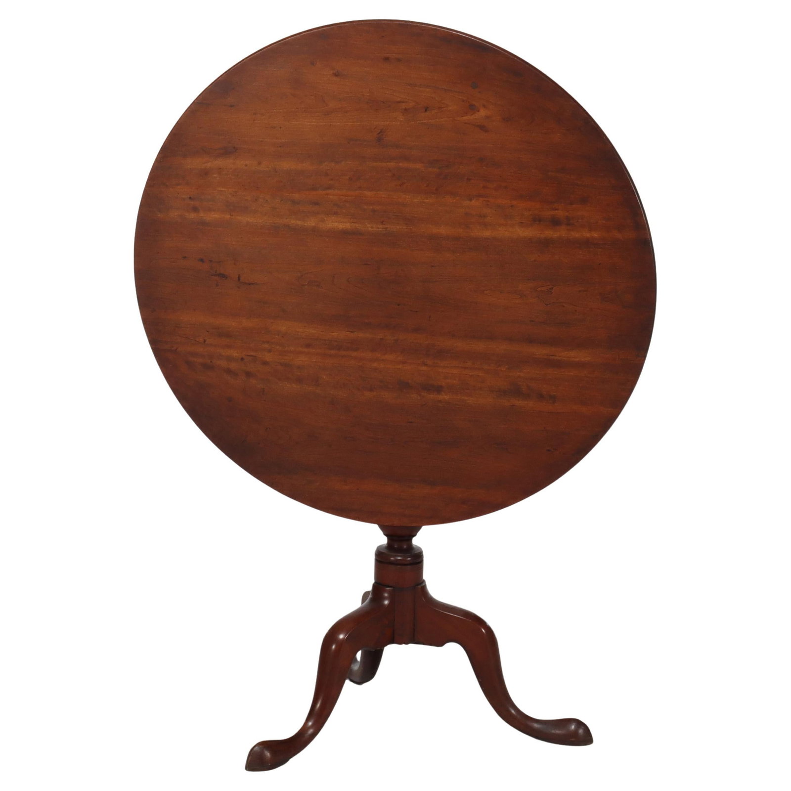 Antique Queen Anne Mahogany Tilt Top Table C1780 3 Legs: Antique Queen Anne Mahogany Tilt Top Table C1780 3 Legs This exquisite Antique Queen Anne Mahogany Three Legged Tilt Top Table, dating back to circa 1780, exemplifies the elegance of the period. Craft