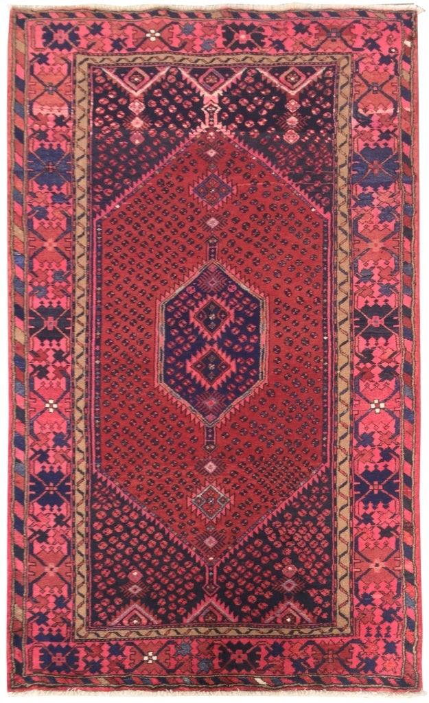 Persian Zanjan Tribal Area Rug Hand Knotted Wool 51 in x 86 in: Persian Zanjan Tribal Area Rug Hand Knotted Wool 51 in x 86 in Free continental US Shipping Introducing the stunning 4.3 x 7.2 Persian Zanjan Tribal Rug, a true embodiment of traditional craftsmanship