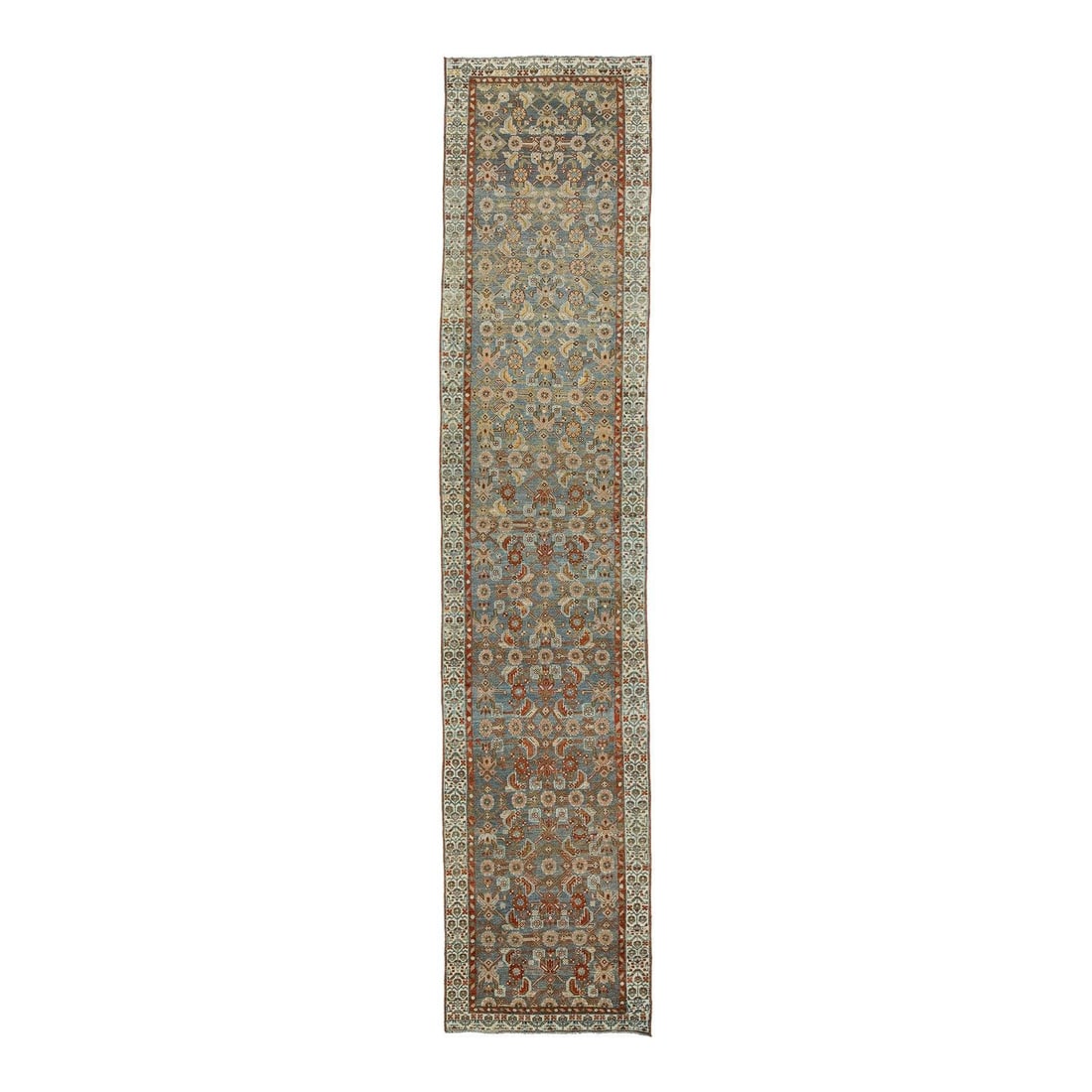 Hand Knotted Wool Oushak Runner 2'10 x 13'2 (1 of 9)