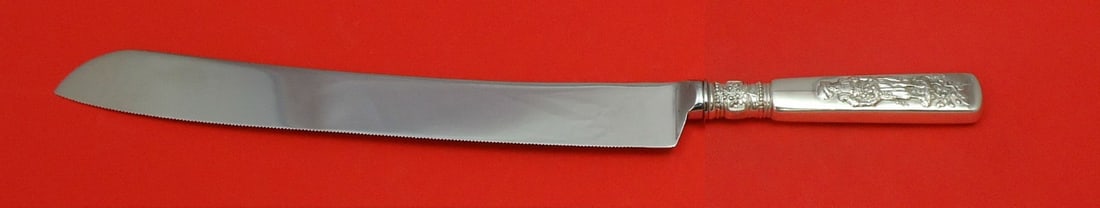 Gorham Fontainebleau Sterling Silver Wedding Cake Knife Custom Made 11" (1 of 1)