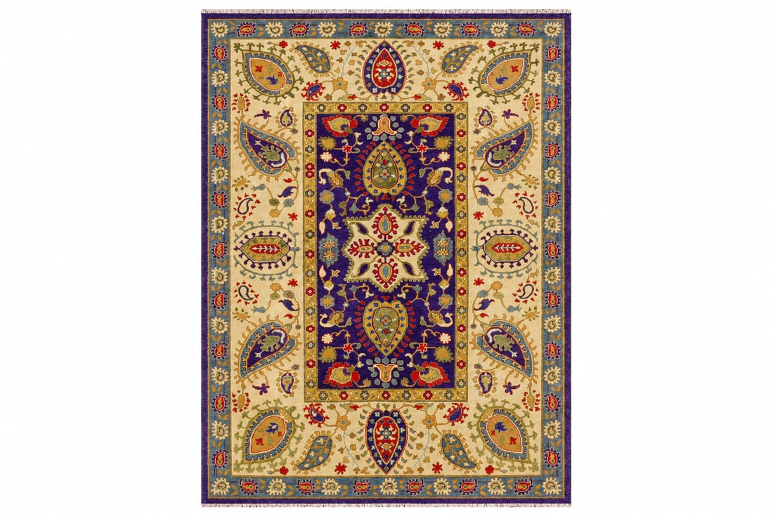 6.8 x 9.9 Jaipur Kazak Handmade 100% Fine Wool Rug (1 of 5)