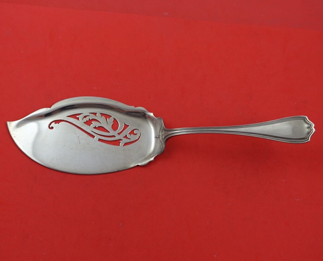 Reed and Barton Hepplewhite Sterling Silver Pierced Fish Server 11 7/8" (1 of 3)