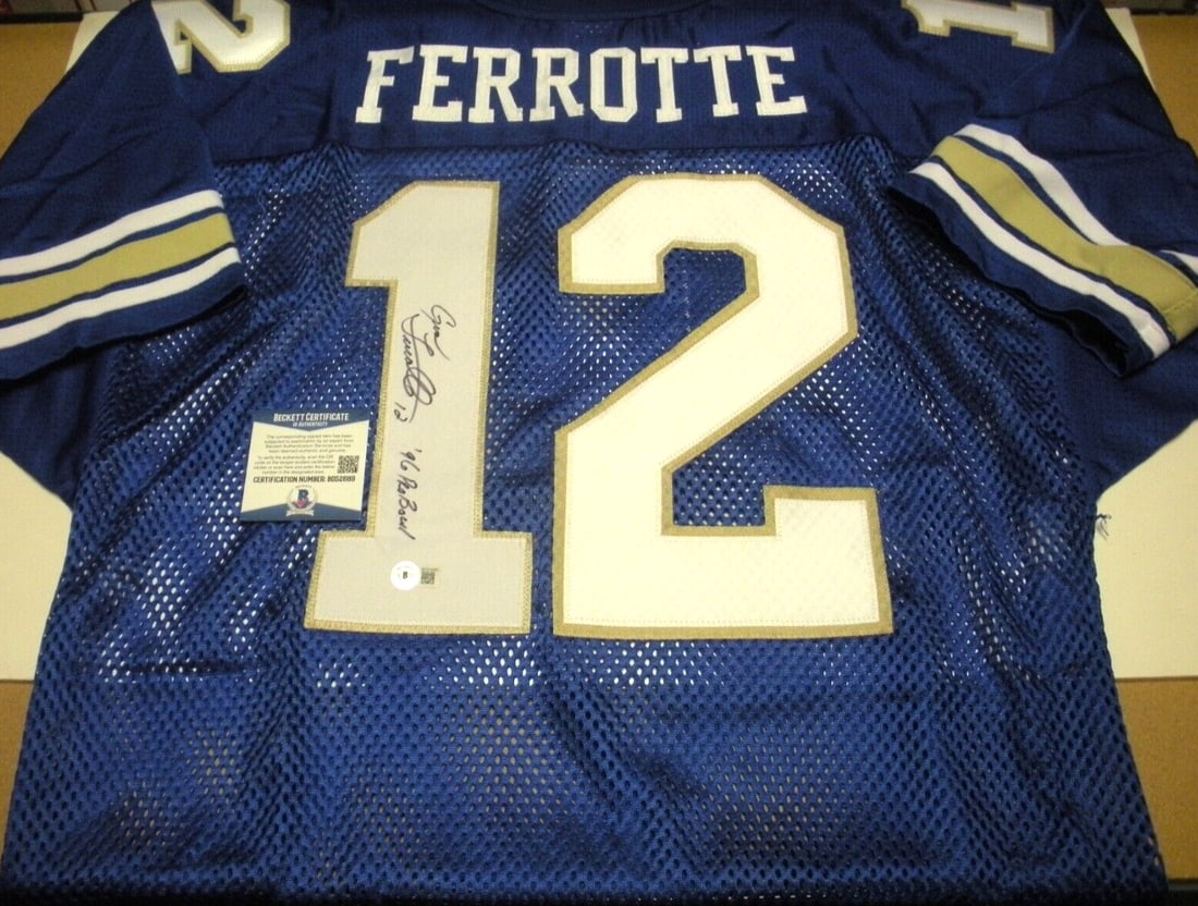 Wilson Tulsa Hurricane Jersey Signed by Gus Frerotte with Beckett COA (1 of 2)