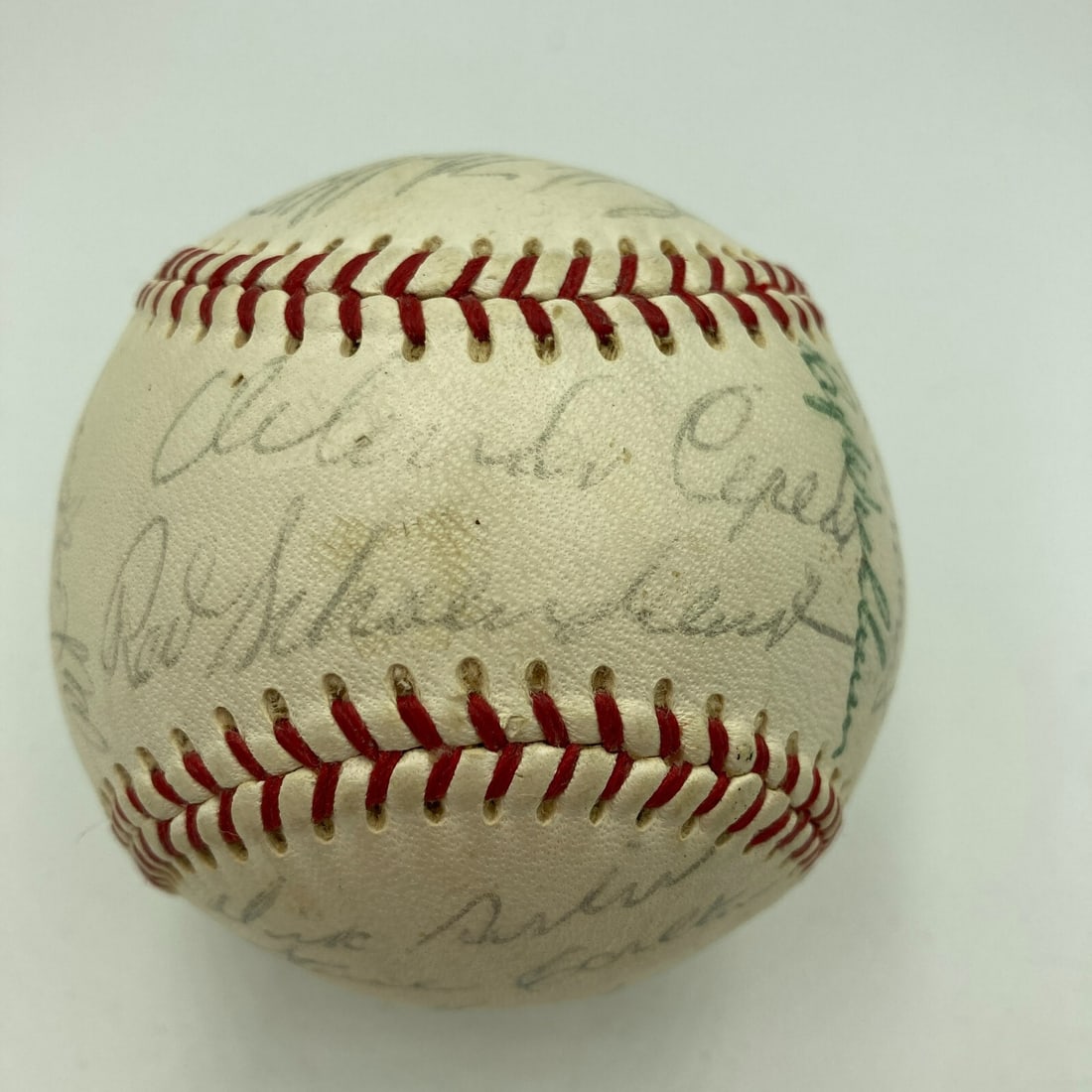 Team Signed Spalding NL Baseball 1967 St. Louis Cardinals JSA COA (1 of 10)