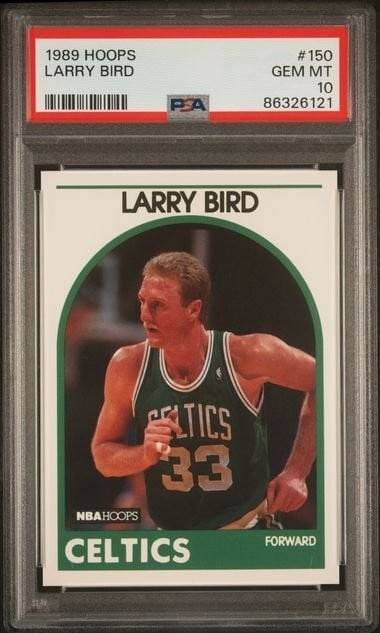 PSA 10 Larry Bird 1989 Hoops #150 NBA Trading Card (1 of 2)