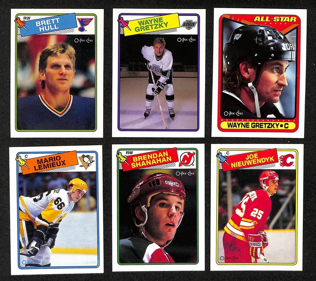 1988 1989 O Pee Chee Hockey Complete 264 Card Set Hull Shanahan RC (1 of 12)