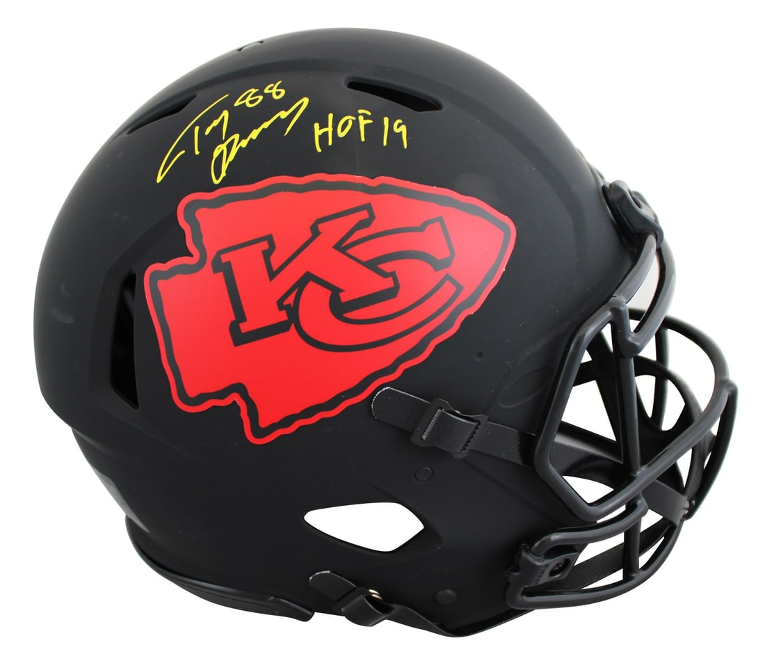 Riddell Eclipse Full Size Speed Proline Helmet Tony Gonzalez Signed BAS (1 of 3)