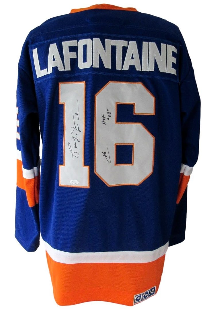 Autographed CCM New York Islanders Hockey Jersey Pat LaFontaine HOF JSA XHC69 (1 of 7)
