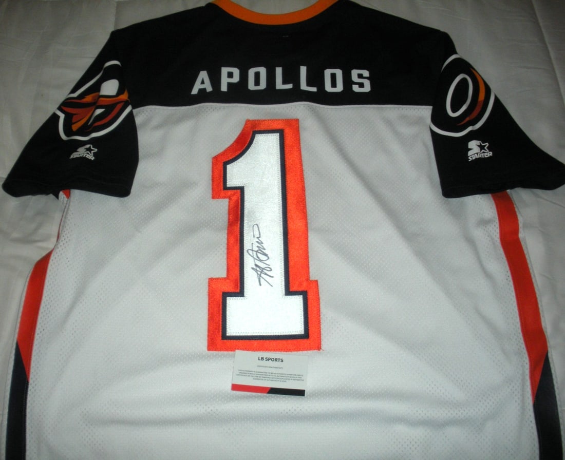Signed Orlando Apollos Starter jersey Steve Spurrier COA (1 of 2)