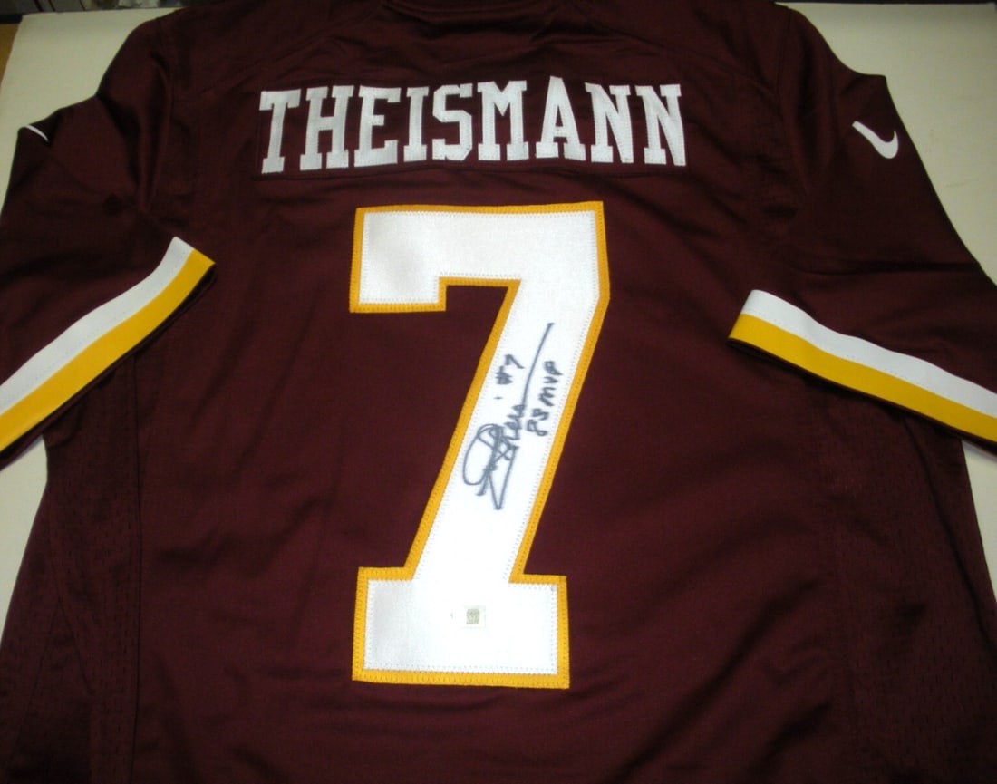 Nike Washington Redskins Jersey Signed by Joe Theismann with Beckett COA (1 of 2)