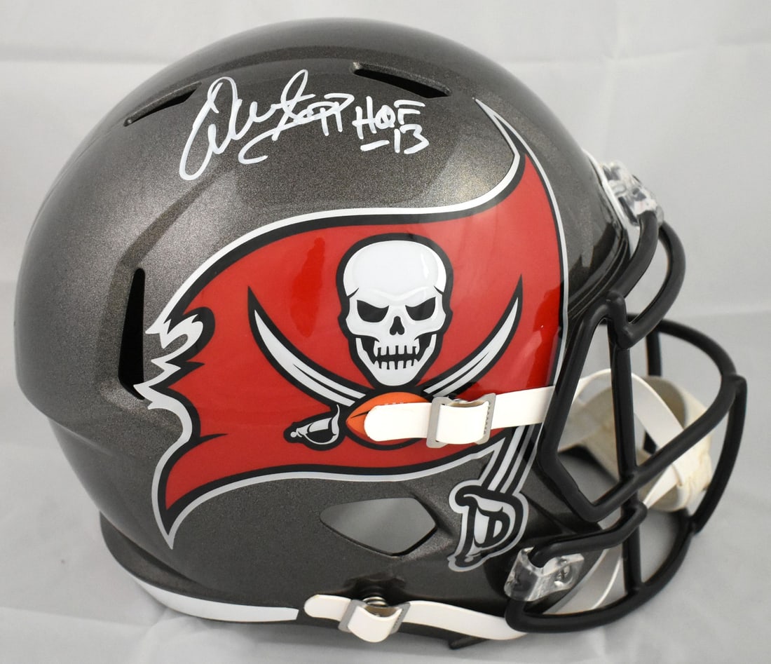 Full Size Speed Helmet Tampa Bay Buccaneers Warren Sapp Signed BAS Holo HOF (1 of 5)