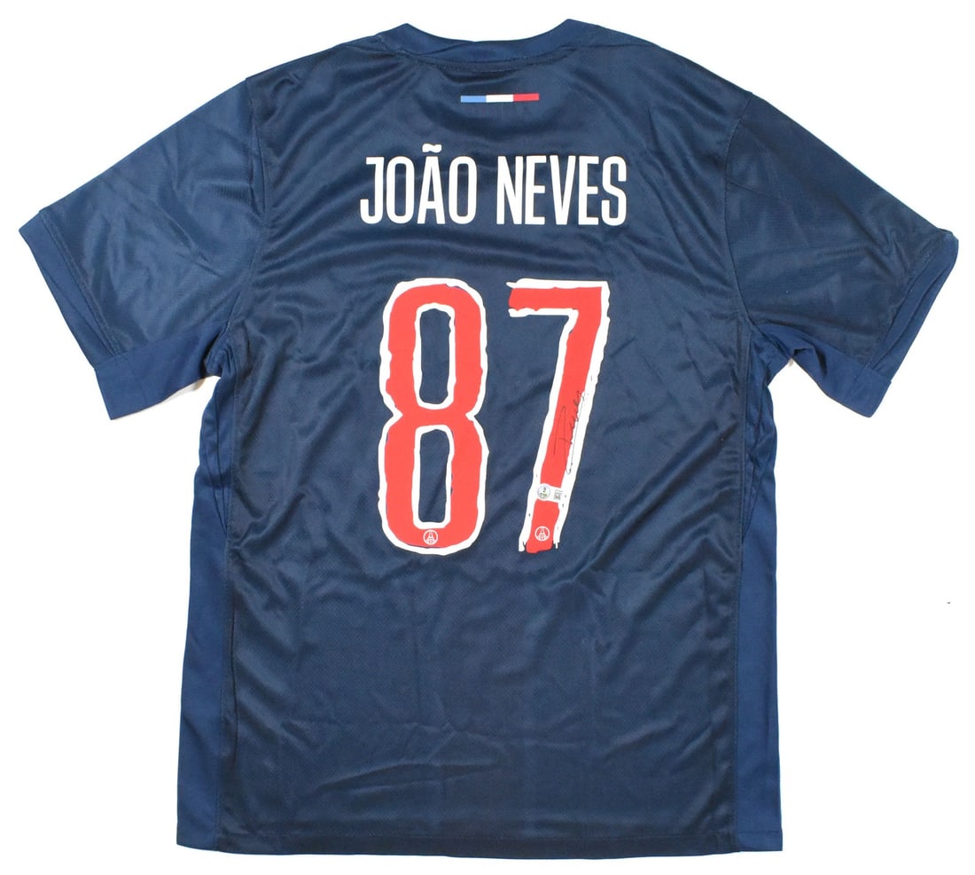Paris Saint-Germain Home Jersey #87 Signed by Joao Neves BAS (1 of 4)