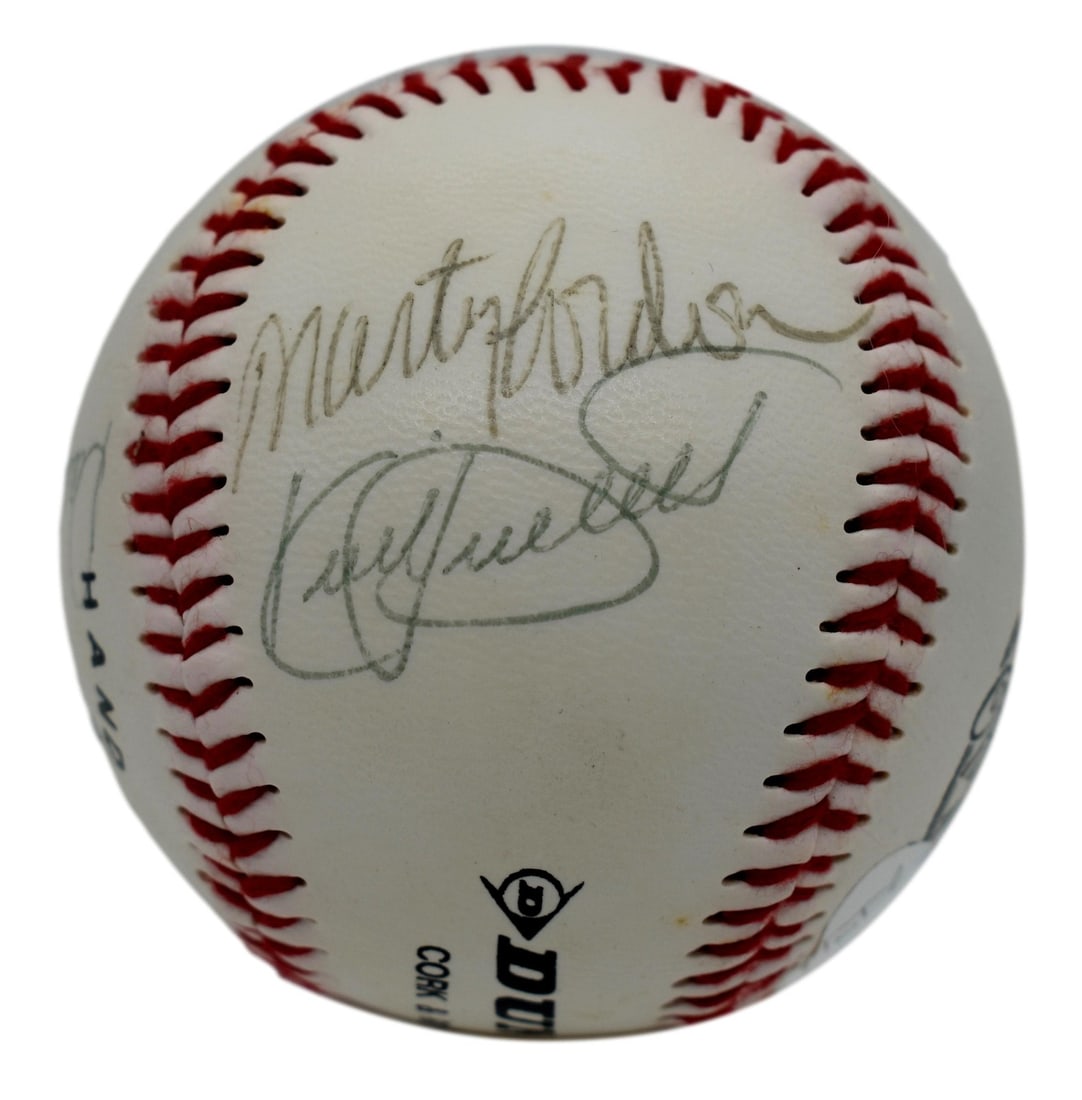 JSA authenticated Dunlop baseball signed by 4 Minnesota Twins including Kirby Puckett HOF (1 of 6)